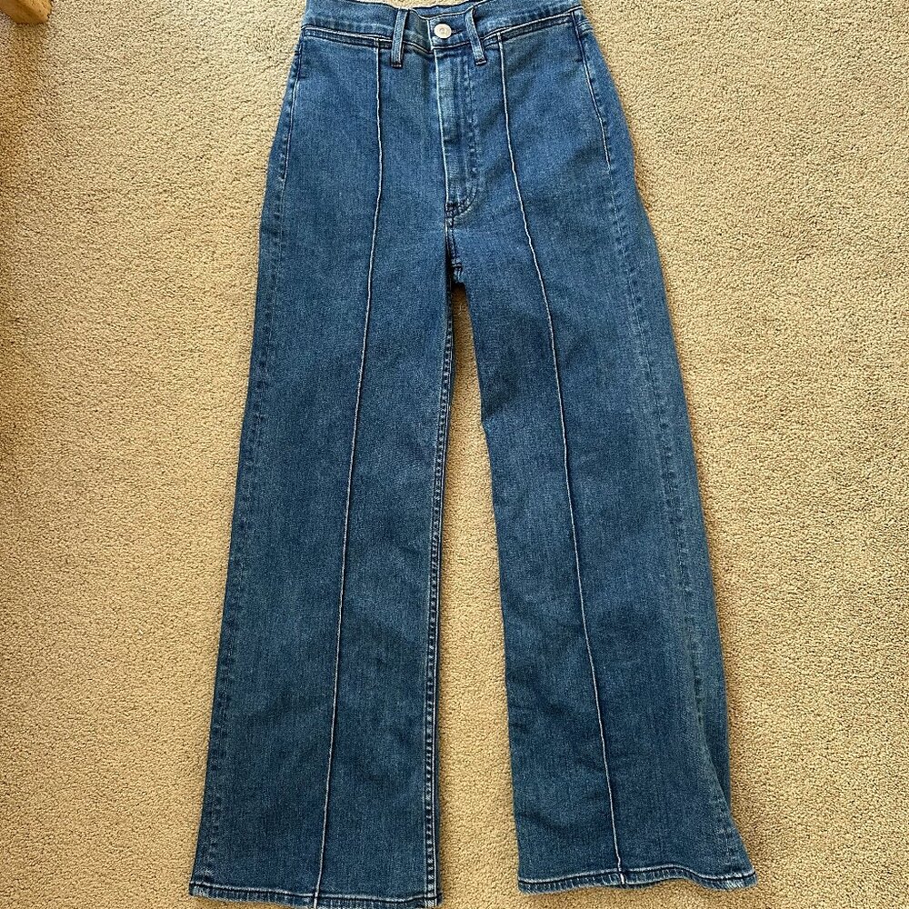 3x1 NYC Wide Leg Stretch Jeans Women's Size 24